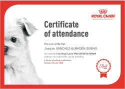 Royal Canin Pro Experts Forum 2023